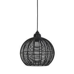 Foto van Light & living - hanglamp milla - 32x32x32.5 - zwart