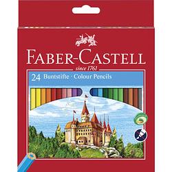 Foto van Faber castell kleurpotloden eco junior 17 cm hout 24 stuks