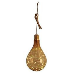 Foto van Luxform hanglamp pear 60 led 16 x 16 x 28 cm brons 2-delig