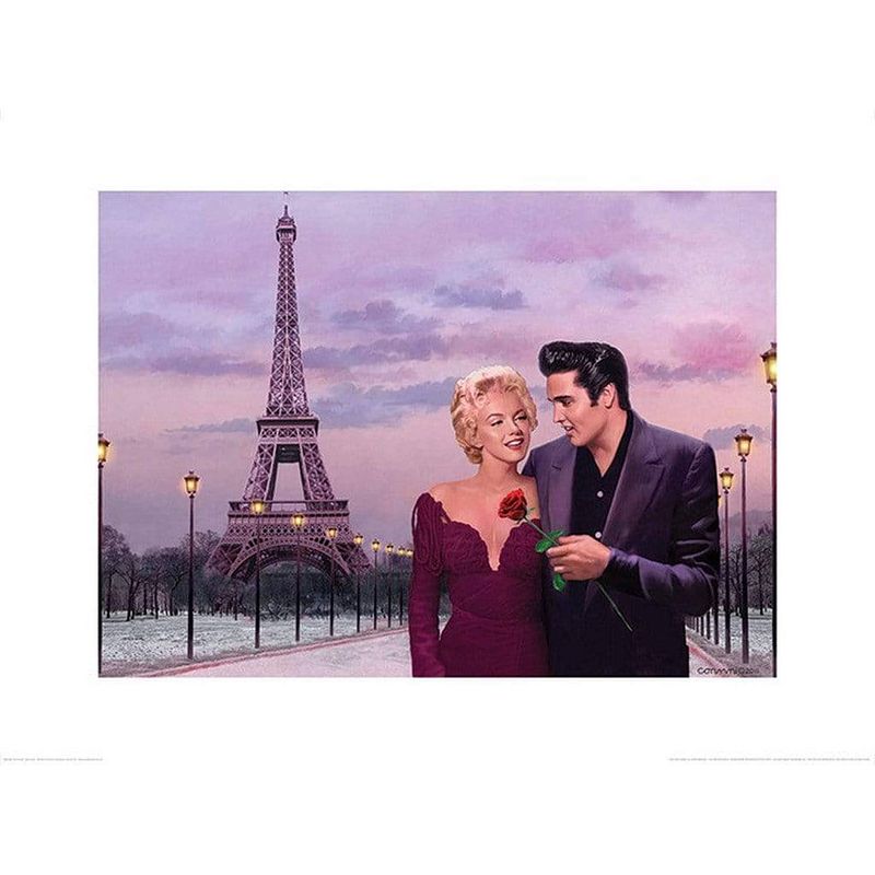 Foto van Pyramid paris sunset chris consani kunstdruk 80x60cm