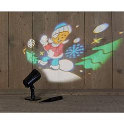 Foto van Led buitenprojector kleur kerstdorp ip44