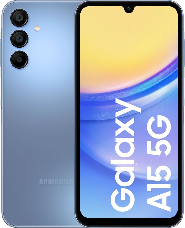 Foto van Samsung galaxy a15 128gb blauw 5g