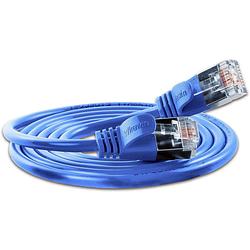 Foto van Slim wirewin pkw-light-stp-k6 0.5 bl rj45 netwerkkabel, patchkabel cat 6 u/ftp 0.50 m blauw 1 stuk(s)