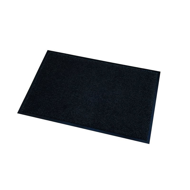 Foto van Wicotex deurmat-deurmat-droogloopmat memphis zwart 40x60cm