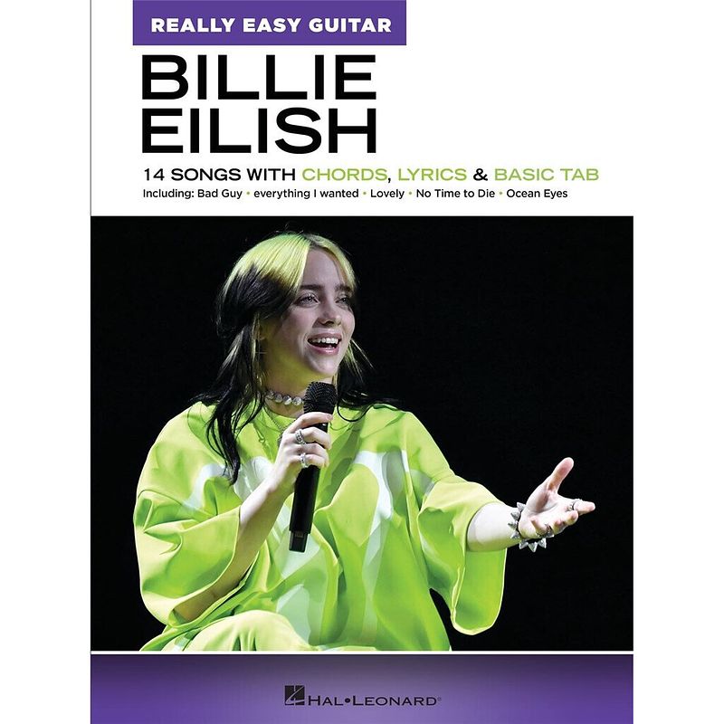 Foto van Hal leonard billie eilish - really easy guitar series 14 songs with chords, lyrics & basic tab