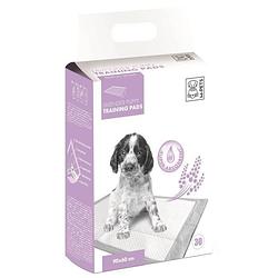 Foto van M-pets leermat lavendel - 30 stuks - 90x60cm - voor puppy