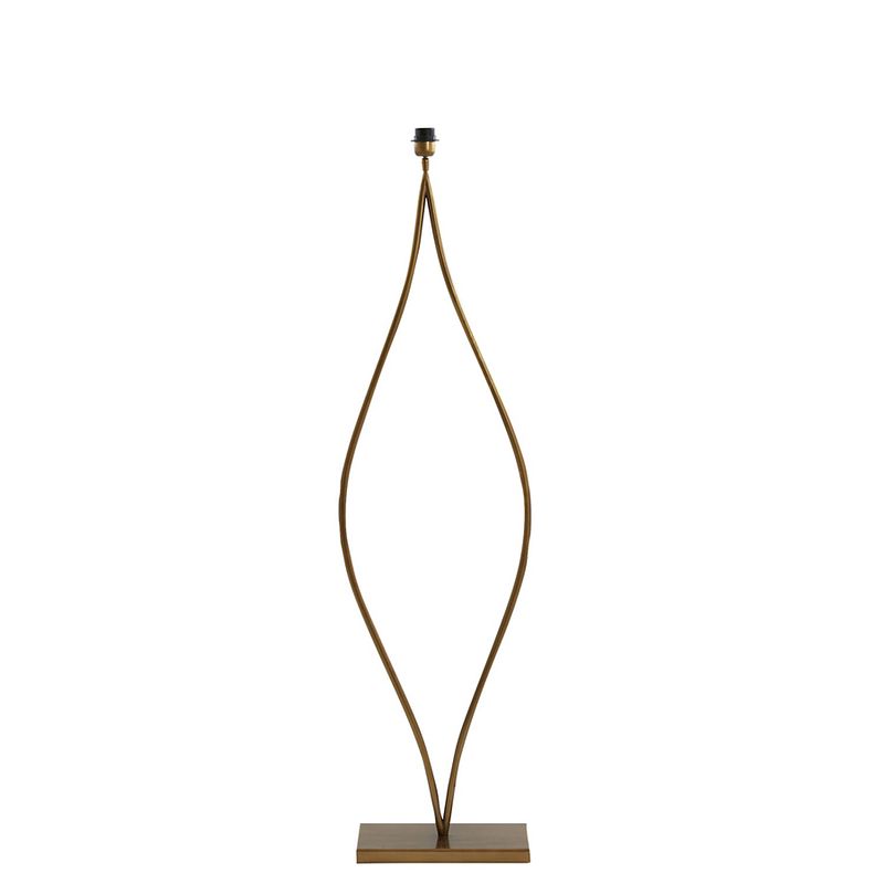 Foto van Light & living - vloerlamp okno - 46x17x140cm - goud