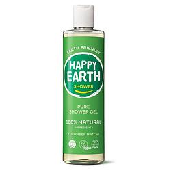 Foto van Happy earth 100% natuulijke shower gel cucumber matcha