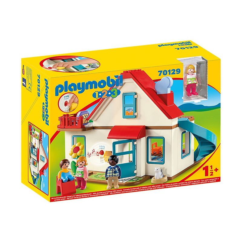 Foto van Playmobil 1, 2, 3 - woonhuis (70129)