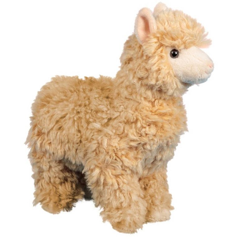 Foto van Animigos world of nature eco alpaca - knuffel - 11 cm