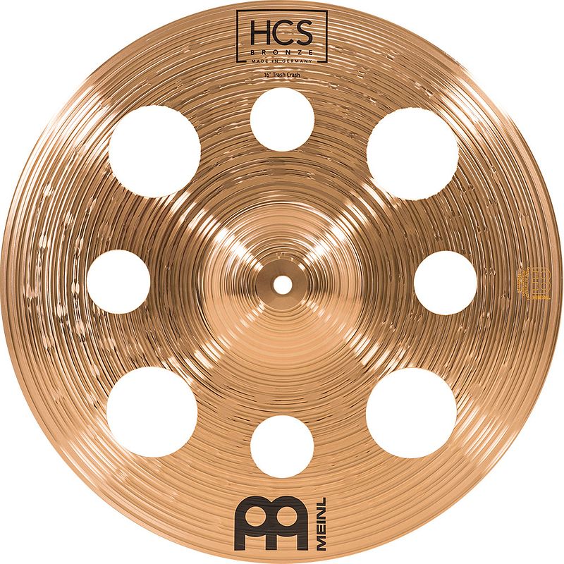 Foto van Meinl hcsb16trc hcs bronze 16 inch trash crash