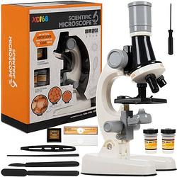 Foto van Educatieve microscoop voor kinderen led verlichting - leerzaam wetenschappelijk kinder speelgoed