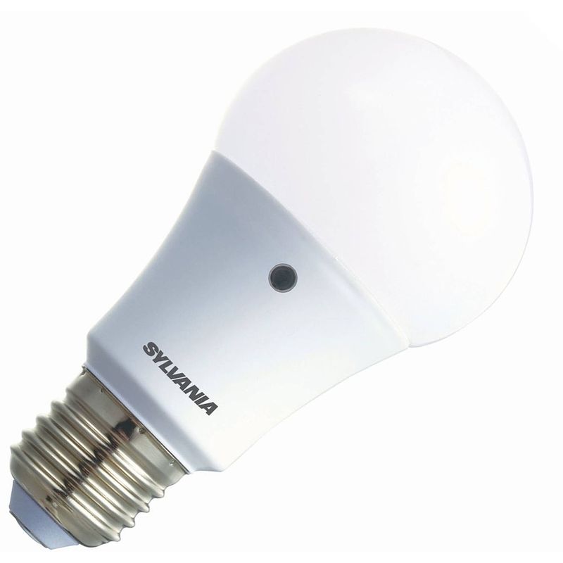 Foto van Sylvania toledo smartsense standaardlamp sensor led 8,5w (vervangt 60w) grote fitting e27