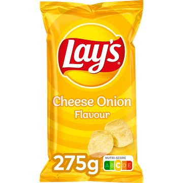 Foto van Lay'ss cheese onion chips 275gr bij jumbo