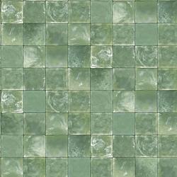 Foto van Evergreen behang tiles groen