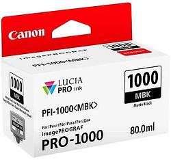 Foto van Canon pfi-1000 ink tank matte black inkt zwart