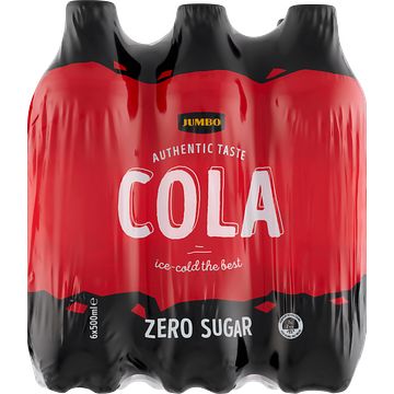 Foto van Jumbo cola zero sugar 6 x 500ml