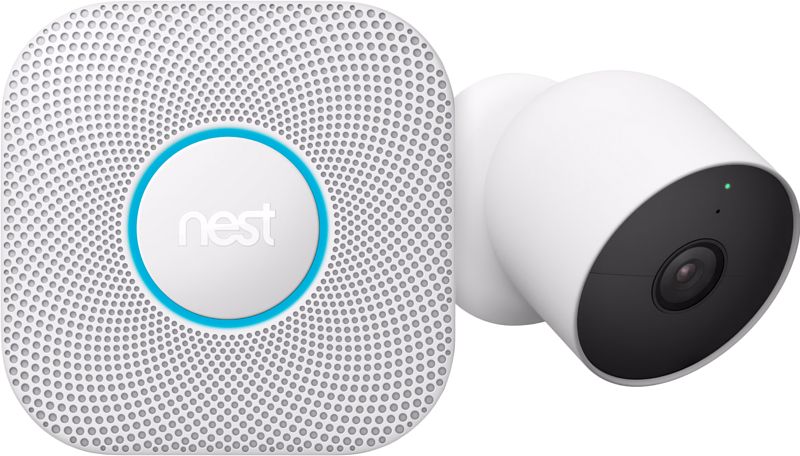 Foto van Google nest cam indoor wired + nest protect