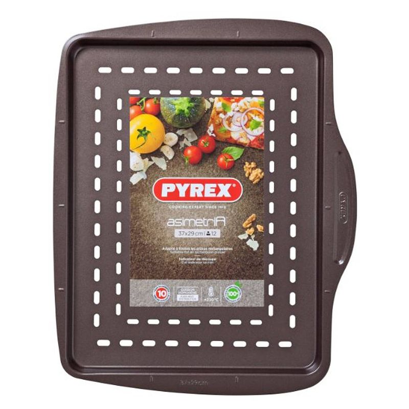 Foto van Pyrex - pizzaplaat 37 x 29 cm - pyrex asimetria