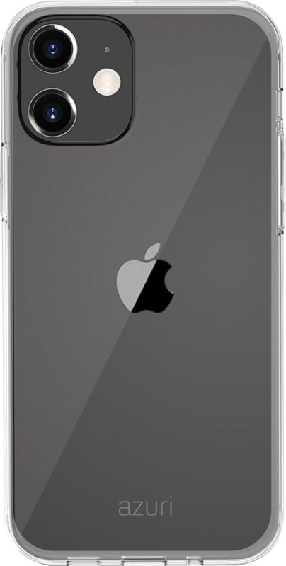 Foto van Azuri tpu apple iphone 12 mini back cover transparant