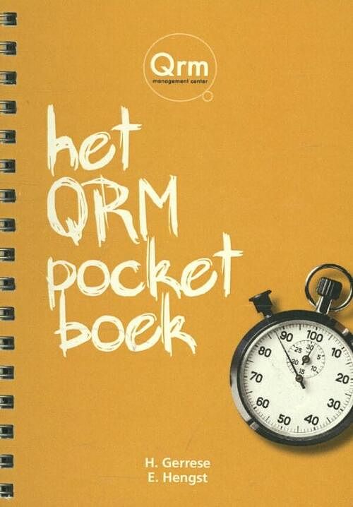 Foto van Het qrm pocketboek - e. hengst, h. gerrese - paperback (9789081590808)