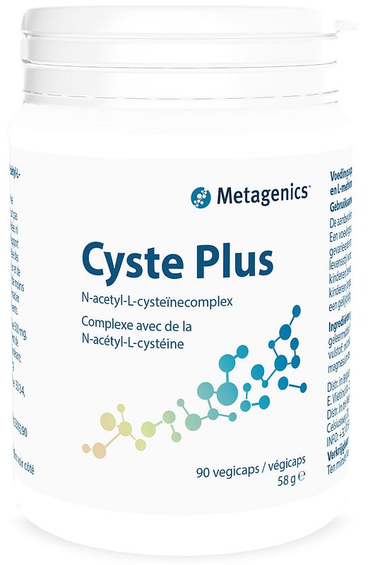 Foto van Metagenics cyste plus capsules