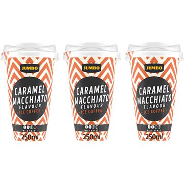 Foto van Jumbo ijskoffie caramel macchiato 4 x 250ml