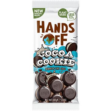 Foto van Hands off my chocolate vegan cocoa cookies 100g bij jumbo