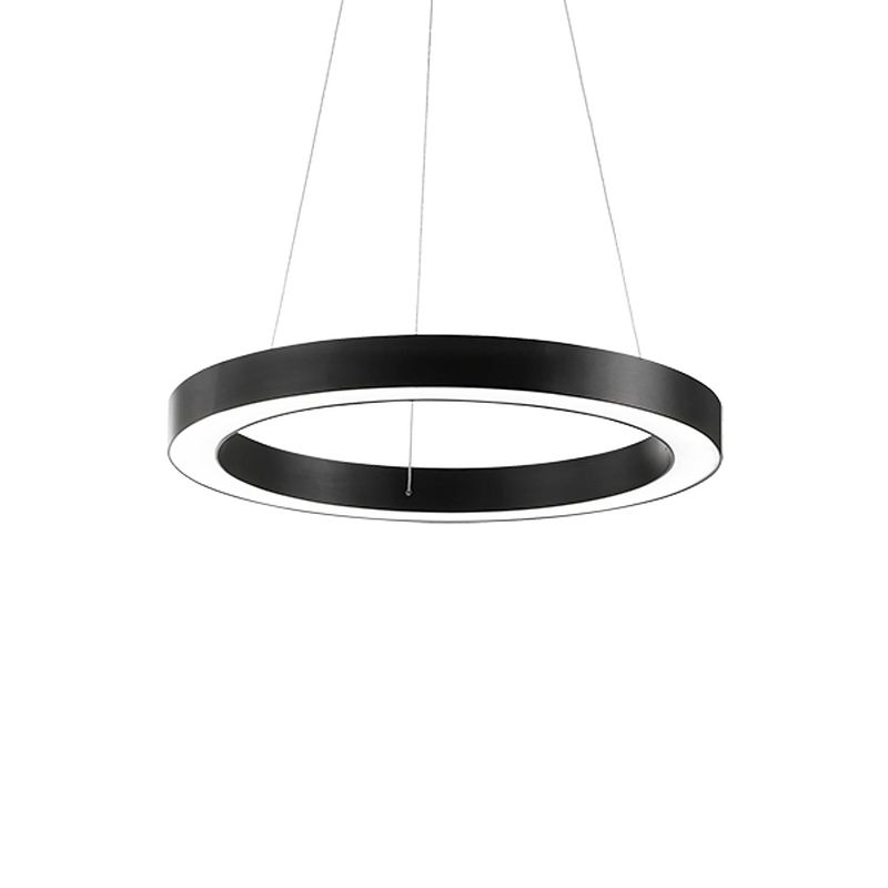 Foto van Ideal lux - oracle - hanglamp - aluminium - led - zwart