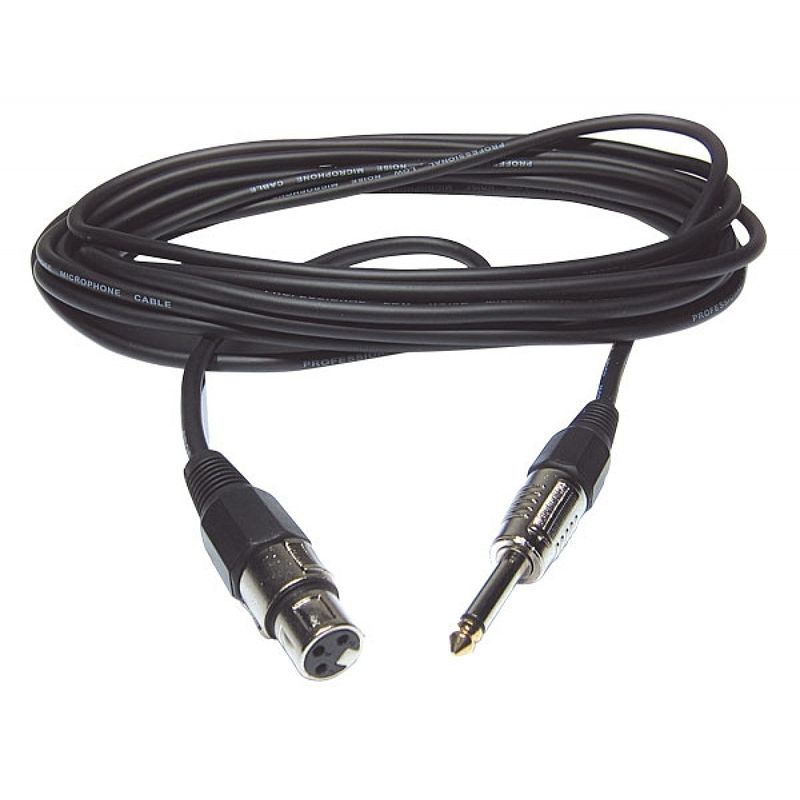 Foto van Hilec cm/xfjm-10 signaalkabel female xlr - ts jack 10m