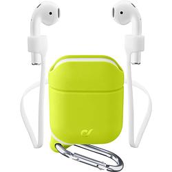 Foto van Cellularline sprintairpodsl koptelefoon tas geschikt voor (koptelefoon): in ear koptelefoon lime