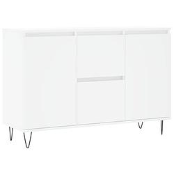 Foto van Vidaxl dressoir 104x35x70 cm bewerkt hout wit