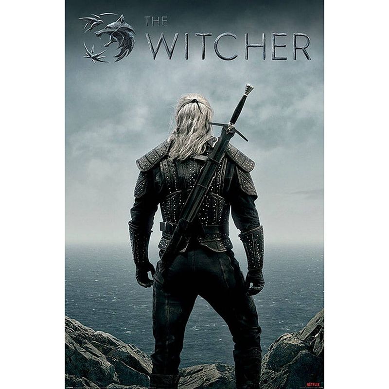 Foto van Pyramid the witcher on the precipice poster 61x91,5cm