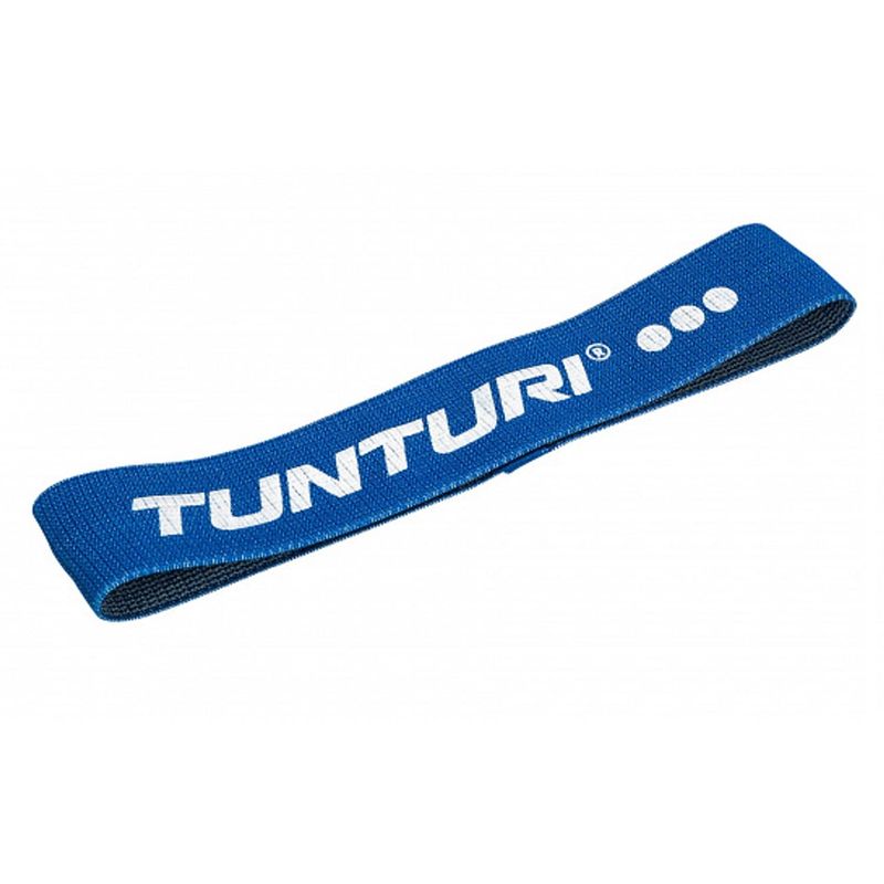 Foto van Tunturi weerstandsband 11-14 kg polykatoen 64 cm blauw