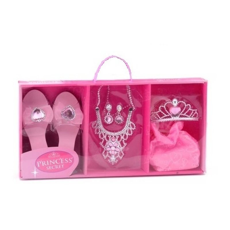 Foto van Johntoy princess secret prinsessen speelset roze 7-delig