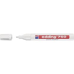 Foto van Edding 4-750049 edding 750 paint marker lakmarker wit 2 mm, 4 mm 1 stuks/pack