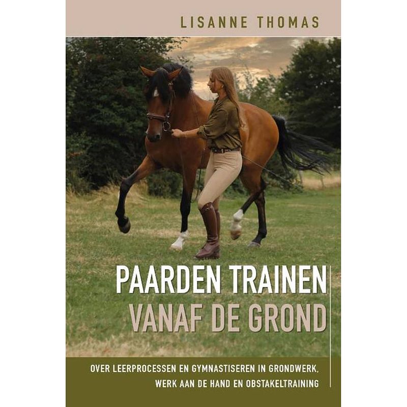 Foto van Paarden trainen vanaf de grond