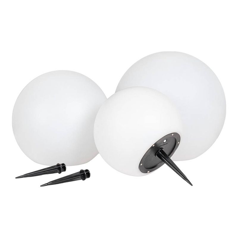 Foto van Lifton lamp zonne-lamp led set van 3 wit.