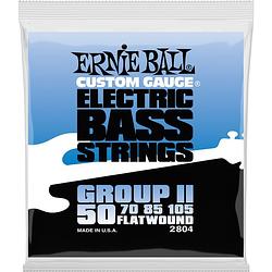 Foto van Ernie ball 2804 flatwound bass string group ii 50 - 105 snaren