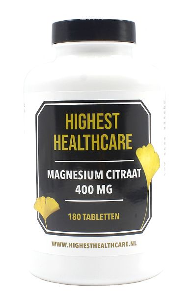 Foto van Highest healthcare magnesium citraat 400mg tabletten