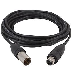 Foto van Dap fl82 dmx-kabel xlr 3-pins m-f met neutrik xx-hd serie 3 meter