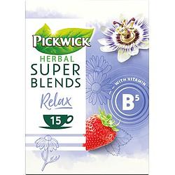 Foto van Pickwick herbal super blends relax kruidenthee 15 stuks bij jumbo