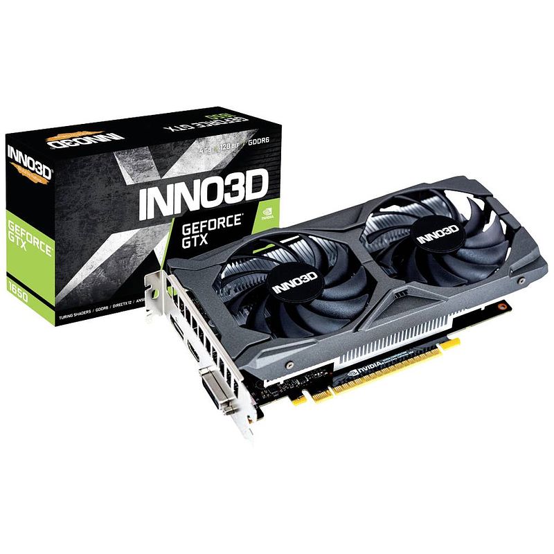 Foto van Inno 3d videokaart gtx1650 gddr6-ram pcie 3.0 x16, hdmi, displayport