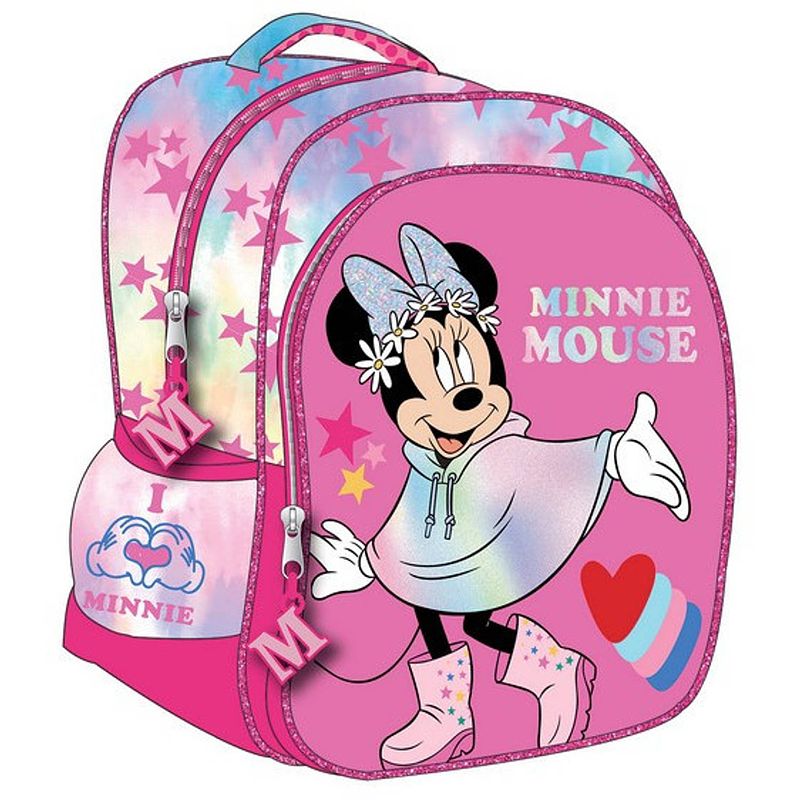 Foto van Disney rugzak minnie mouse 9 liter 20 x 30 cm polyester roze