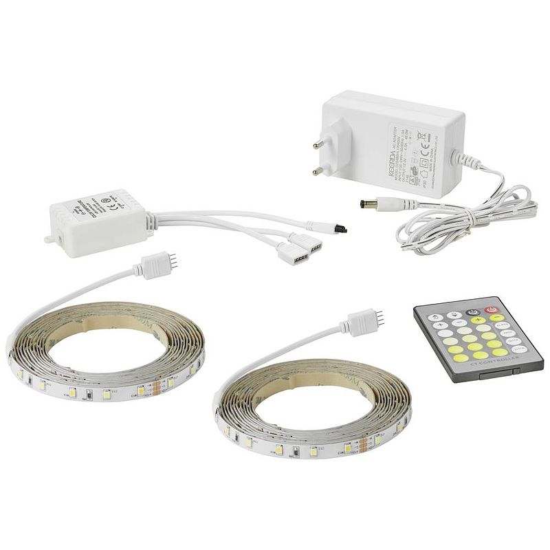 Foto van Nordlux led strip 10m 2210379901 led-strip basisset energielabel: g (a - g) 240 v 10 m warmwit tot koudwit