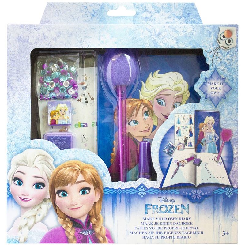 Foto van Disney frozen maak je eigen dagboek set voor meisjes