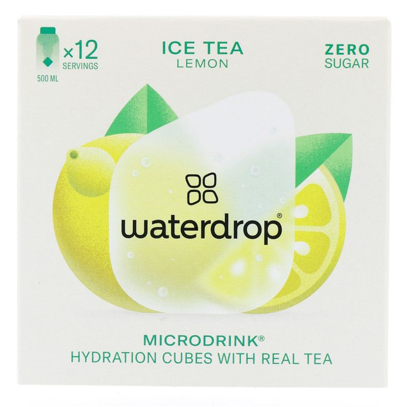 Foto van Waterdrop ice tea lemon microdrink hydration cubes