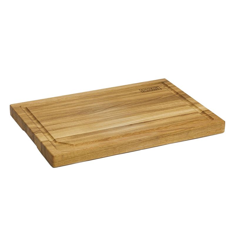 Foto van Smokin's flavours snijplank 100% fsc® eikenhout - 50x35 - snijplank