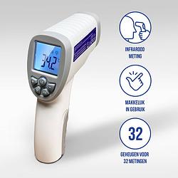 Foto van Besafe pa-1 infrarood thermometer voorhoofd - wit