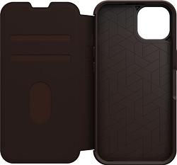 Foto van Otterbox strada apple iphone 13 book case leer bruin